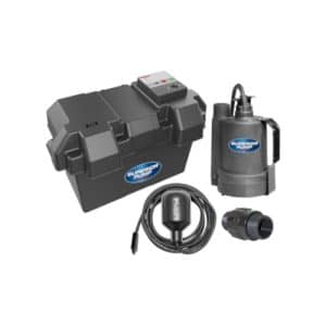 Superior Pump 92900 Battery Back Up Submersible Sump Pump with Tethered Switch