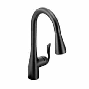 Moen Arbor Matte Black One-Handle Pulldown Kitchen Sink Faucet