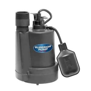 Superior Pump 92330 Thermoplastic Sump Pump