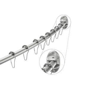 EXCELL Home Fashions Curved Shower Curtain Rod